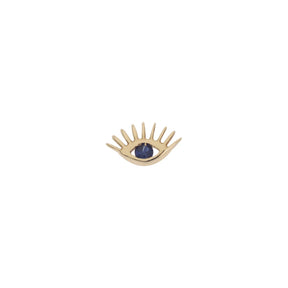 Kismet by Milka 14k Roslow Gold Evil Eye Stud Earring