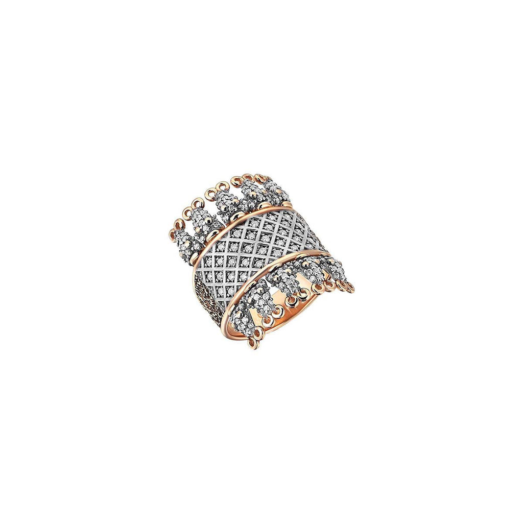 Kismet by Milka Serpent Cage Ring | Boom & Mellow