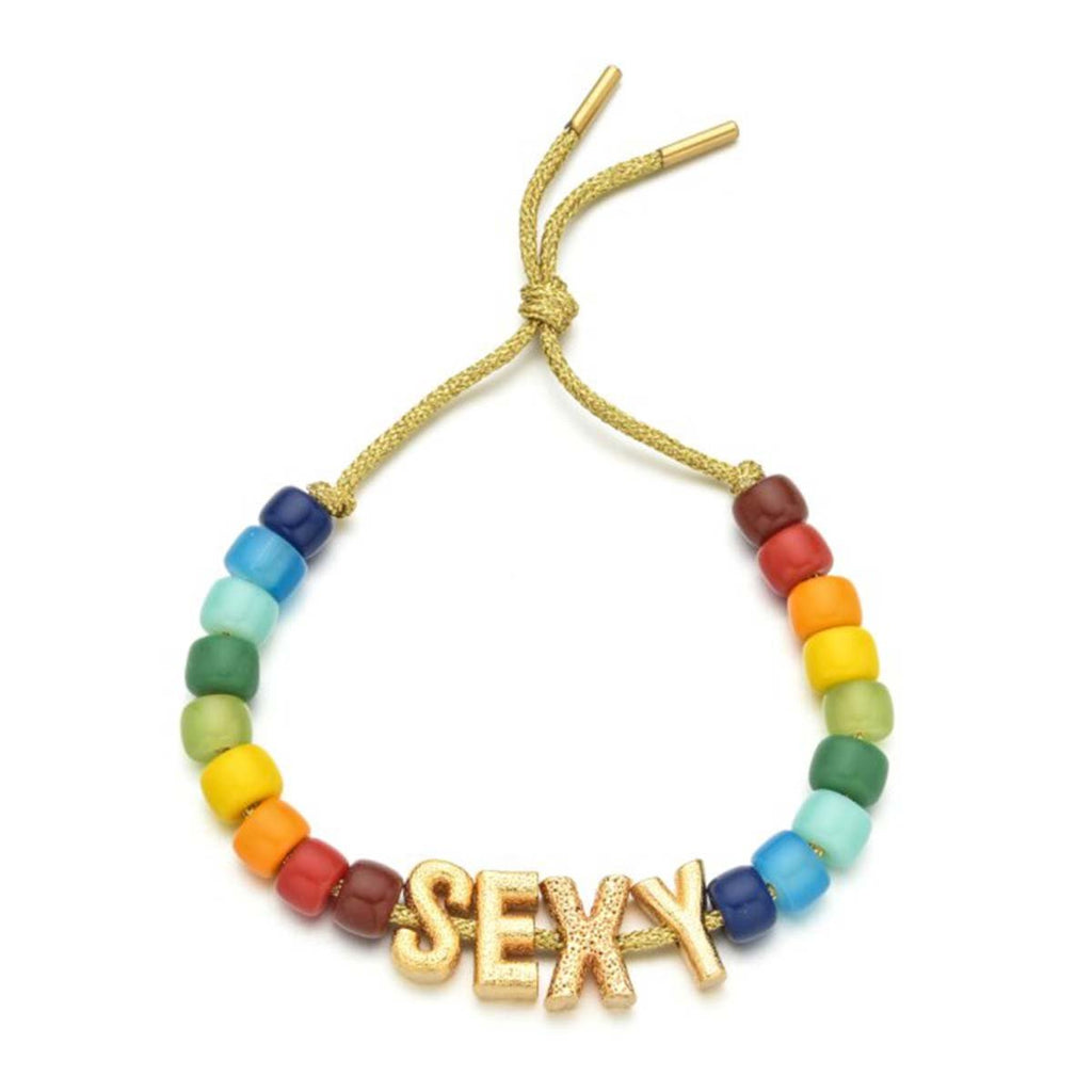You & Eye Sexy Colorful Beads Bracelet | Boom & Mellow