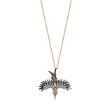 Buy Kismet by Milka 18k Gold Small Phoenix Necklace Online for Women | Free 3-Hour Delivery in Dubai | Boom & Mellow UAE
