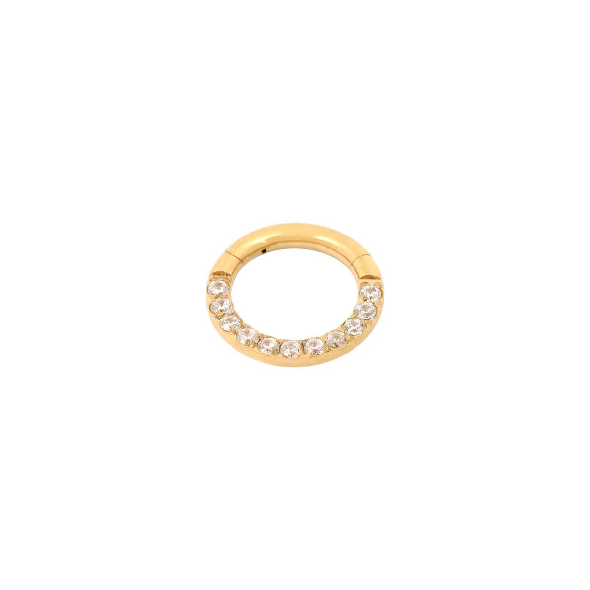 P for Piercing Gold 6mm Cartilage Hoop Earring