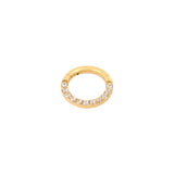 P for Piercing Gold 6mm Cartilage Hoop Earring | Boom & Mellow