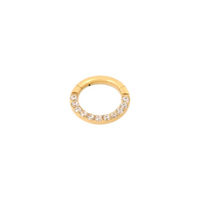 P for Piercing Gold 6mm Cartilage Hoop Earring