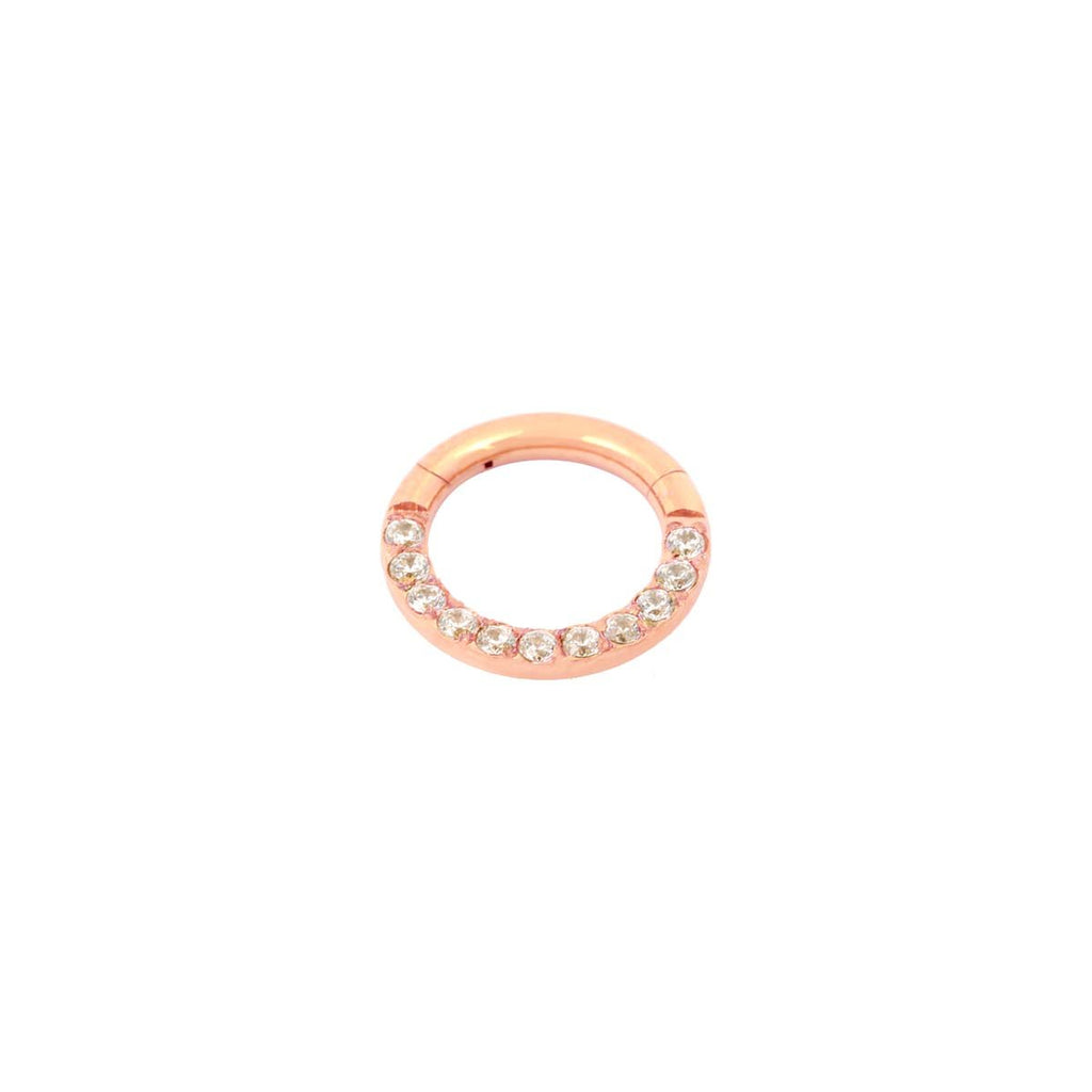 P for Piercing Rose Gold 6 Mm Cartilage Hoop Earring | Boom & Mellow