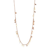 Kismet by Milka 14k Rose Gold Liberty Shaker Slim Chain Necklace