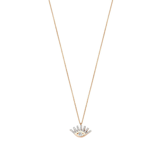 Evil Eye Slim Chain Necklace