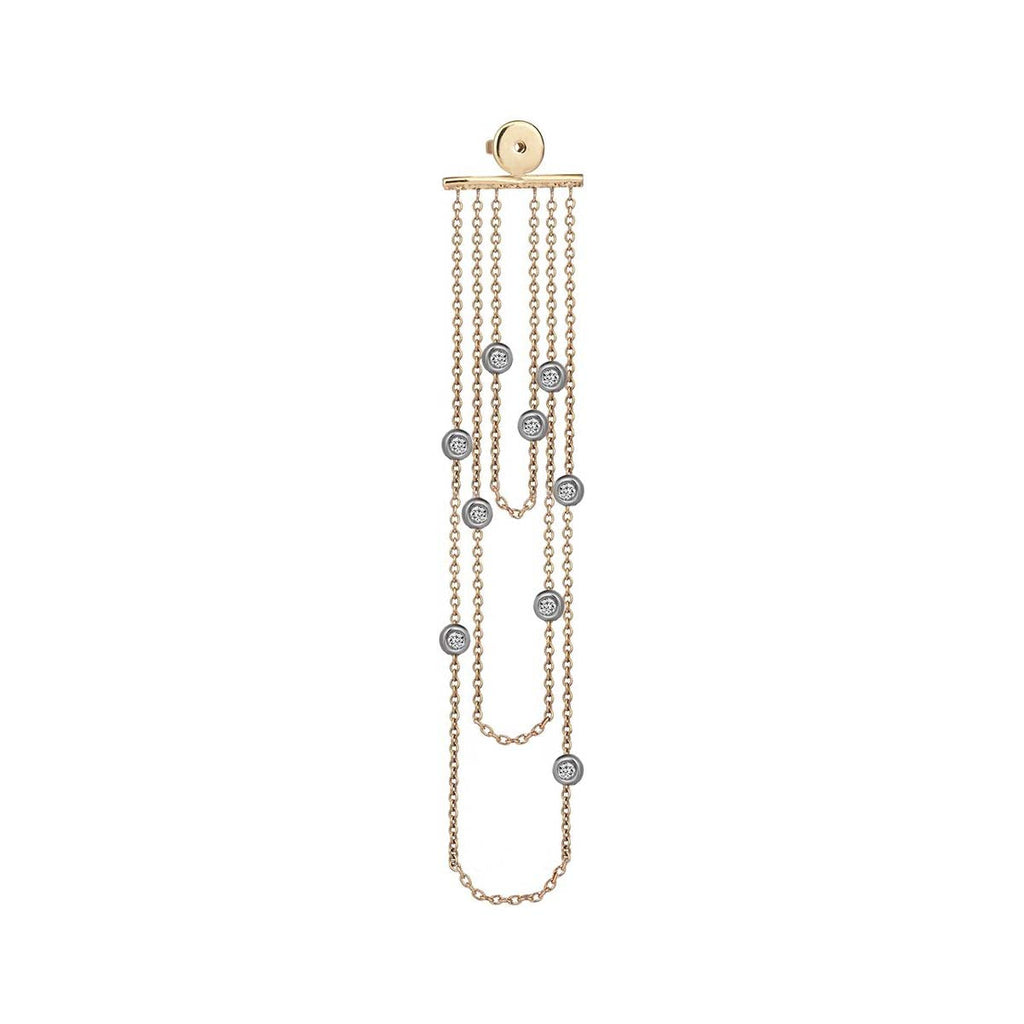 Kismet by Milka 9 Solitaires Chain Backing | Boom & Mellow