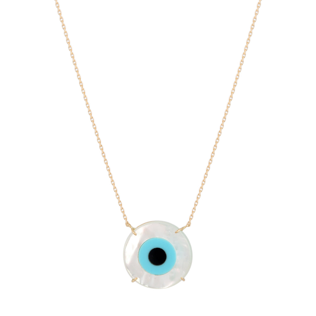 Ishq Evil Eye Pearl Necklace | Boom & Mellow