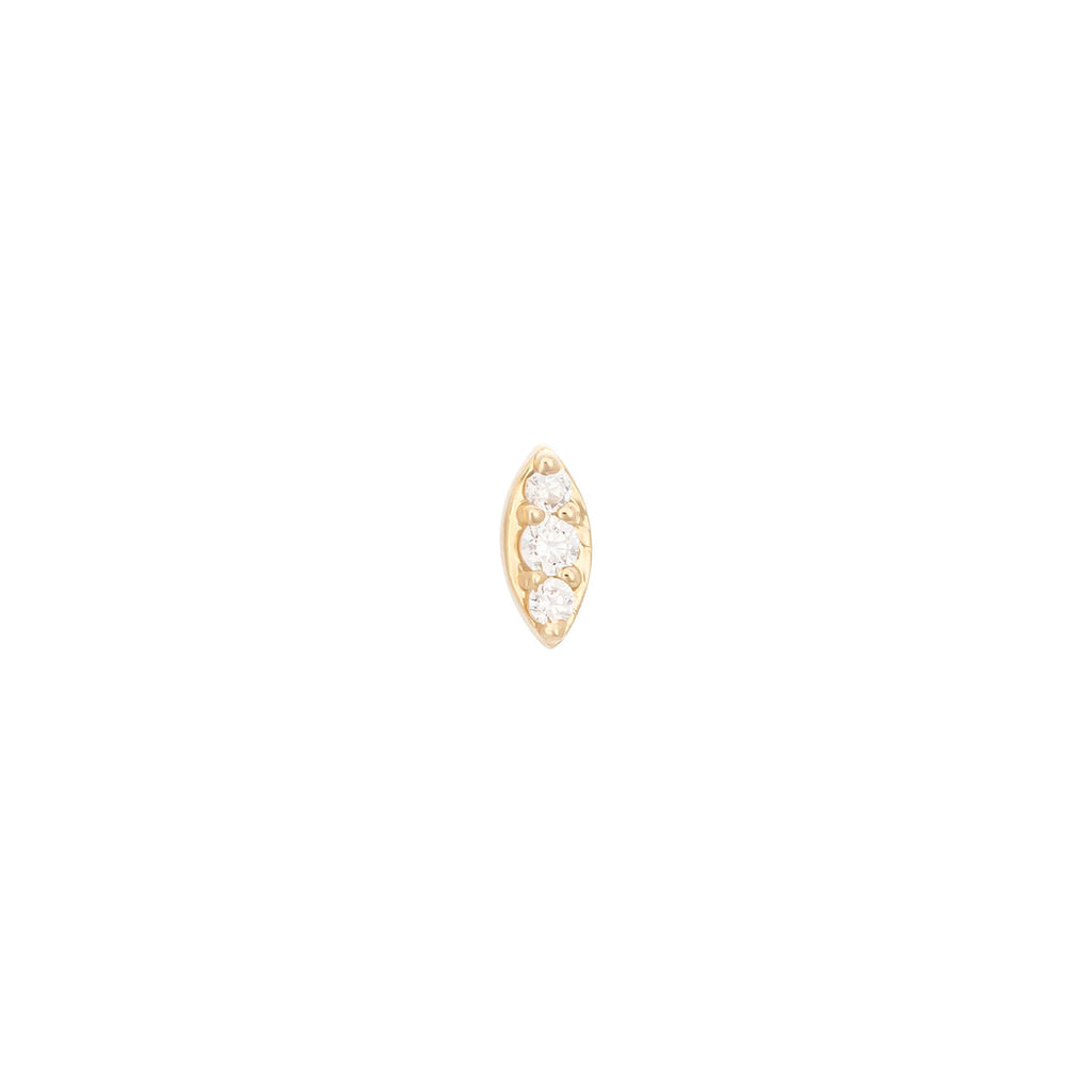 Alexa Jewelry Marquise Shape Stud Earring with | Boom & Mellow
