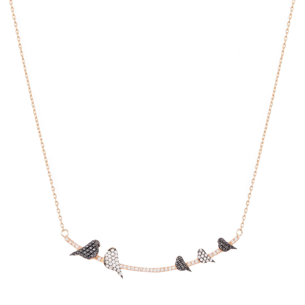 Orchid Jewelry Family Love Birds Necklace | Boom & Mellow