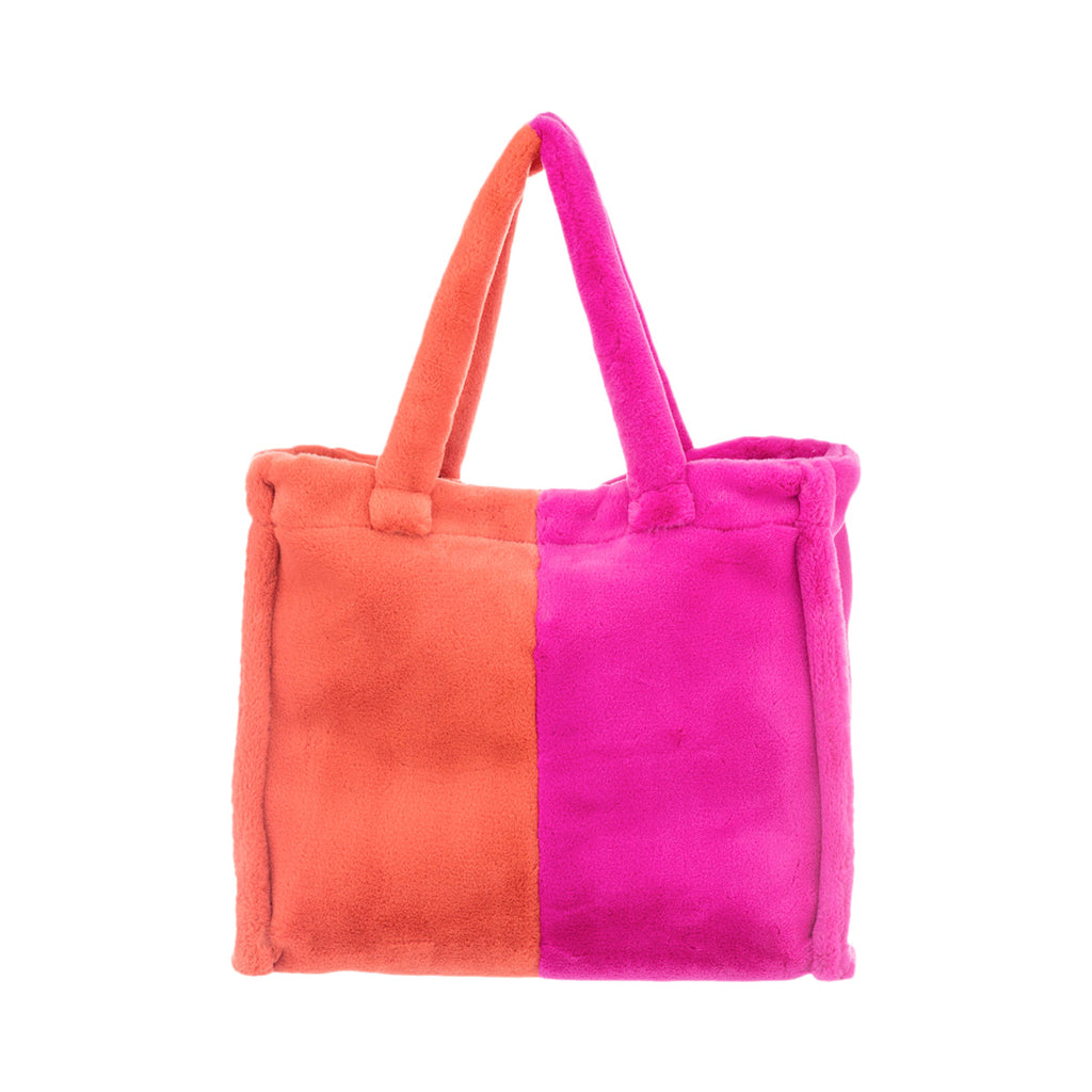 Alex.Max Fuchsia Color-Block Tote Bag | Boom & Mellow