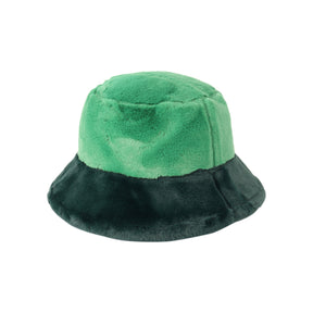 Alex.Max Green Color-Block Bucket Hat