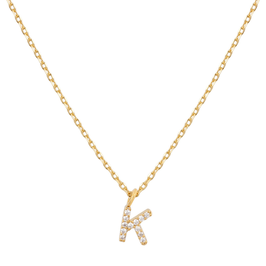 Theia Gold Initial Necklace | Boom & Mellow