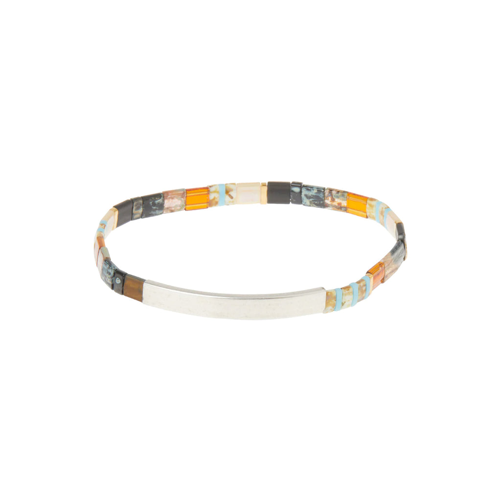 Scout Curated Wears Silver Gratitude Earth Sky Bracelet | Boom & Mellow