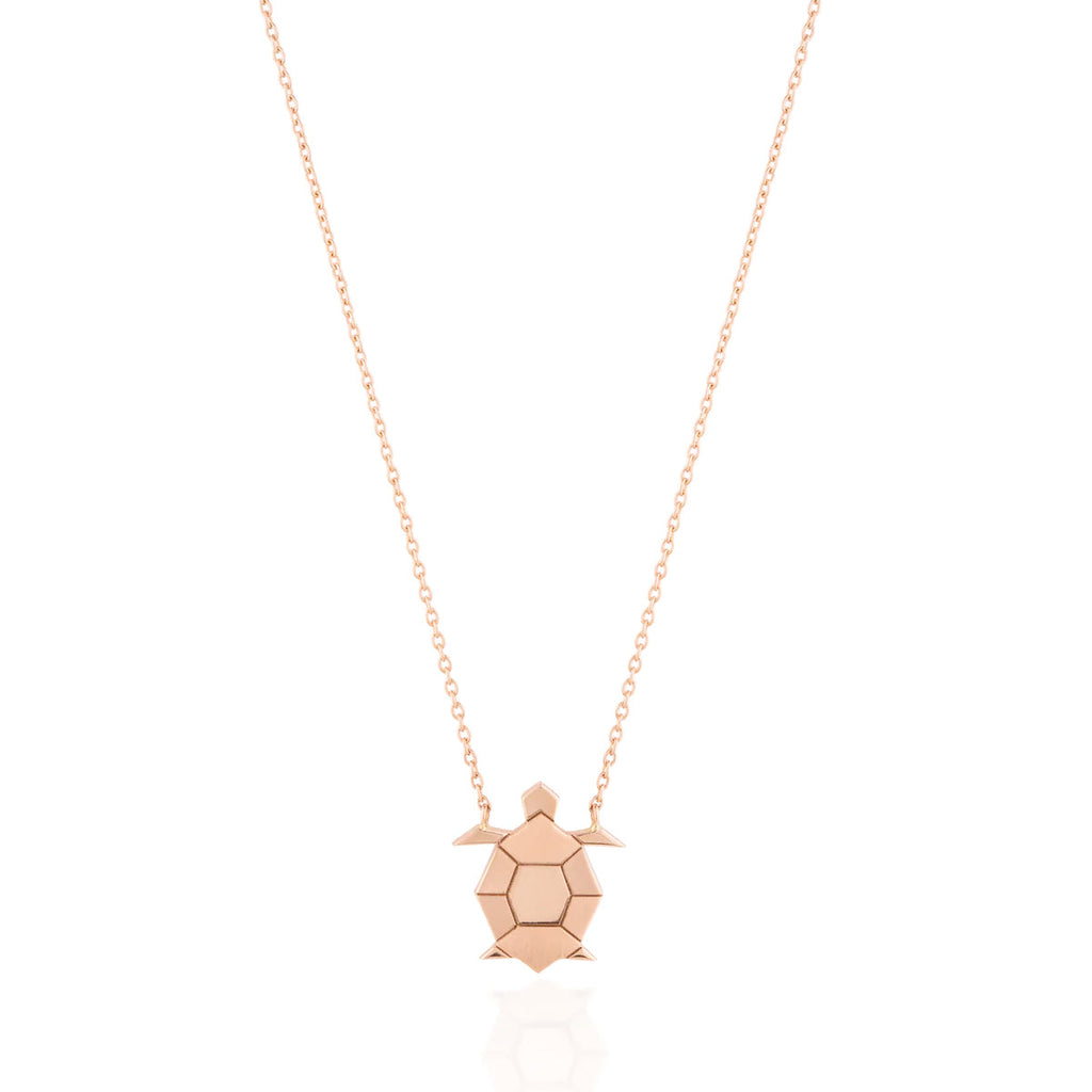 By Delcy Origami Turtle Necklace | Boom & Mellow