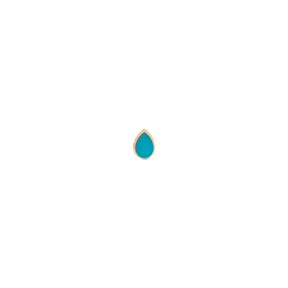 By Delcy Turquoise Pear Drop Earring