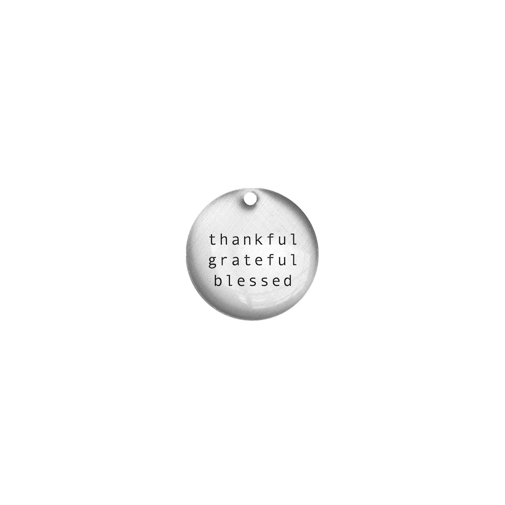 Everyday Artifact Thankful Grateful Blessed Charm | Boom & Mellow