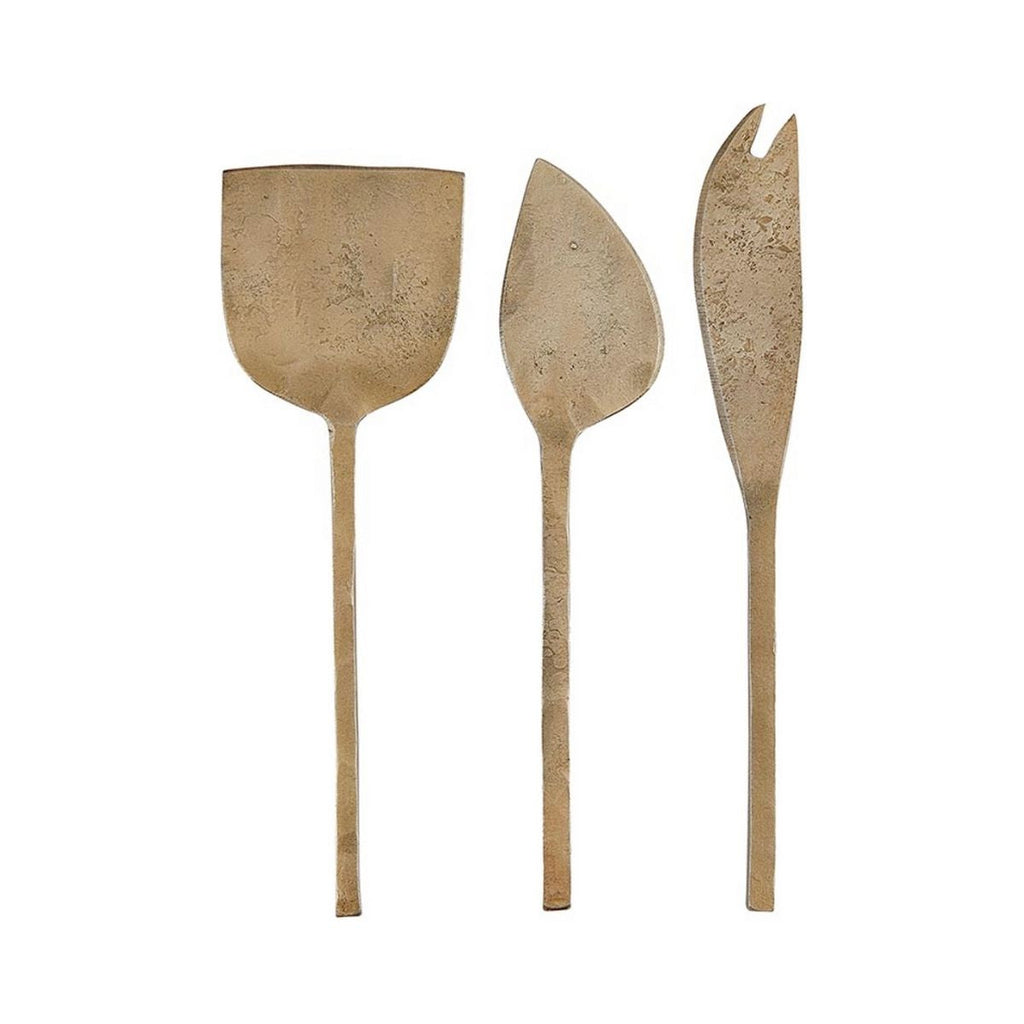 Creative Brands Antique Gold Cheese Knives Set | Boom & Mellow