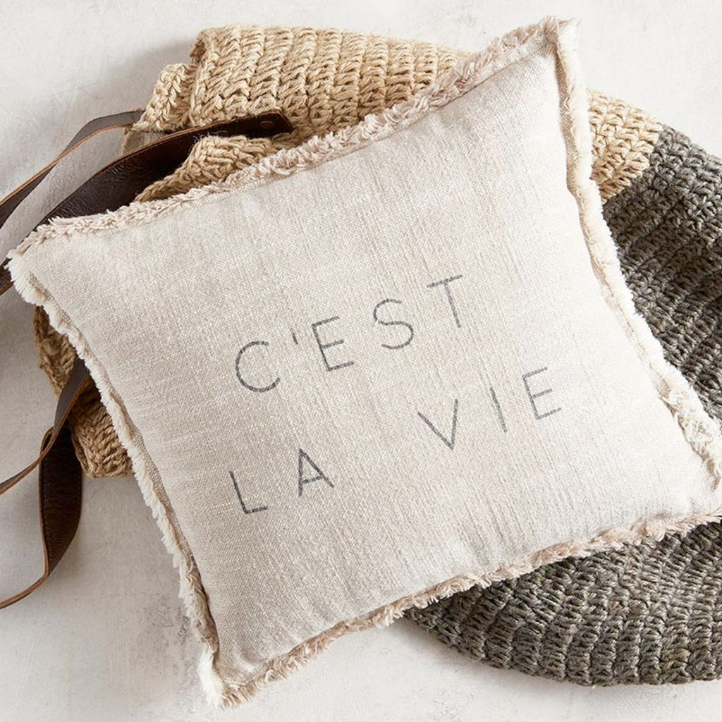 Creative Brands C'est La Vie Sofa Pillow | Boom & Mellow