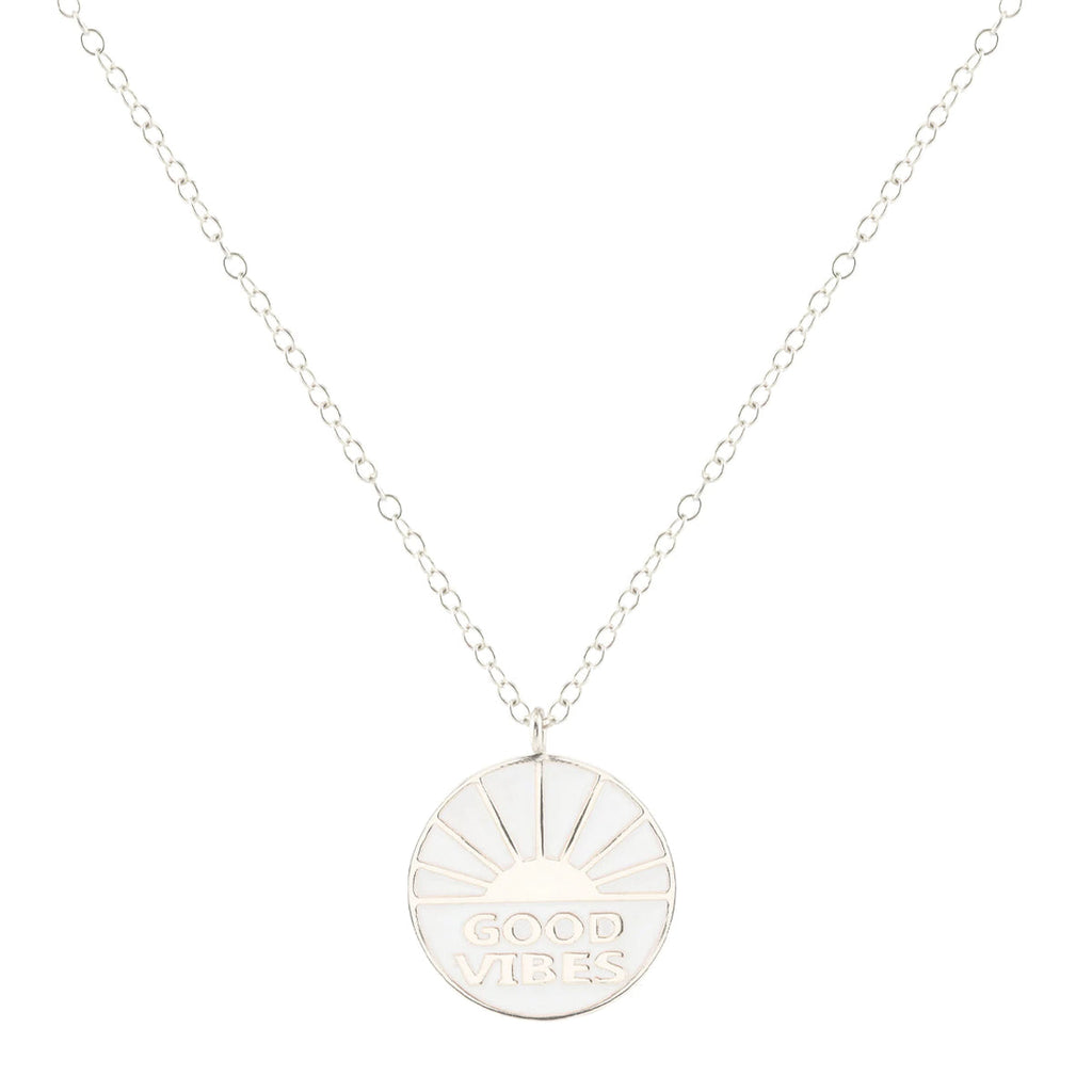 Kris Nations Good Vibes Charm Necklace | Boom & Mellow