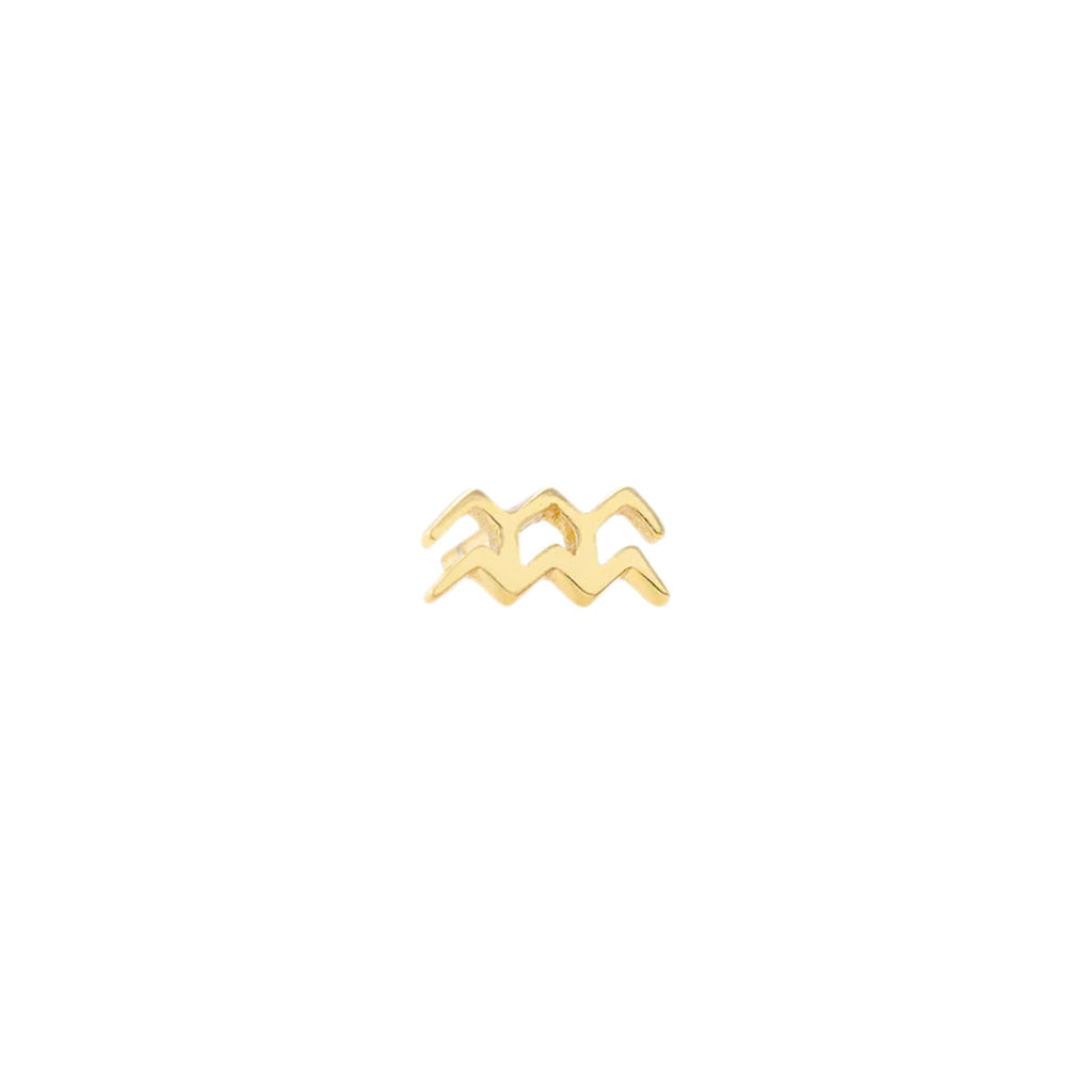 Kris Nations Zodiac Single Gold Earring | Boom & Mellow