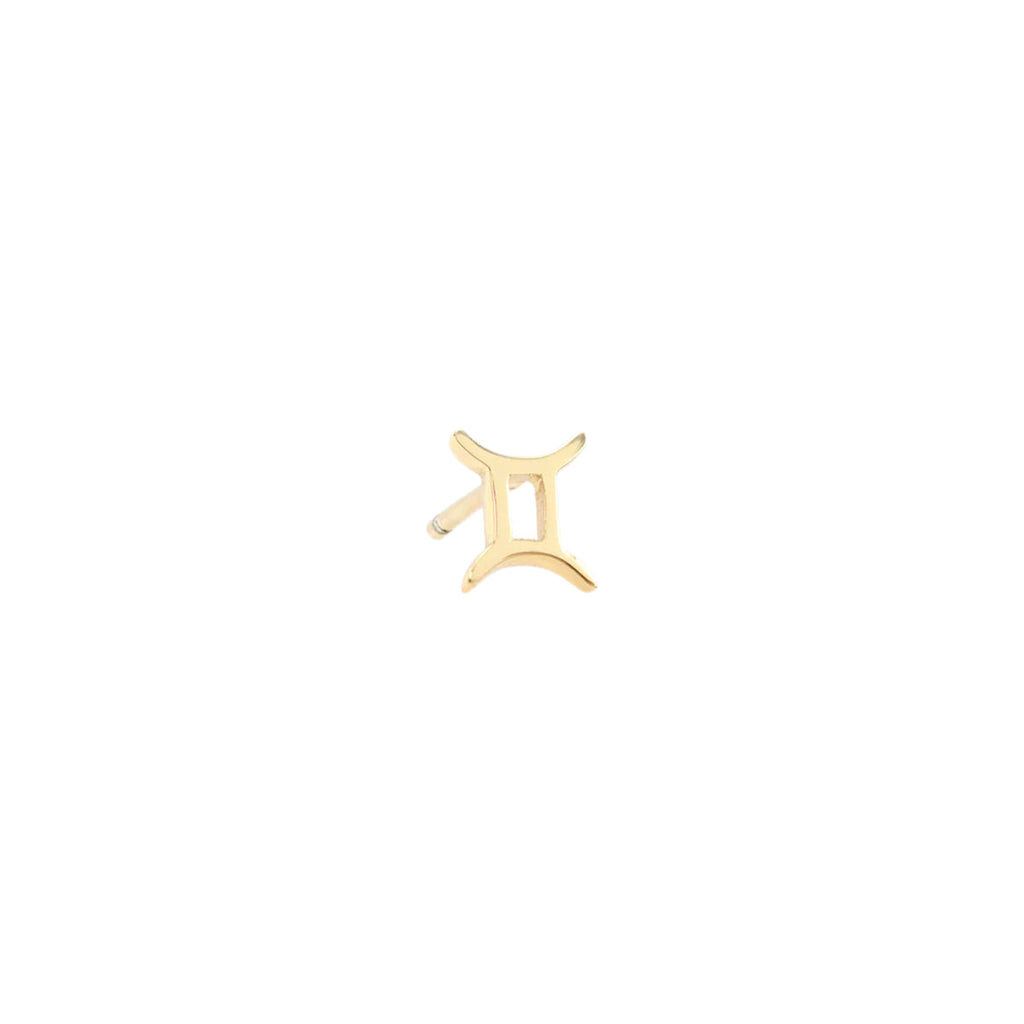 Kris Nations Zodiac Single Gold Earring | Boom & Mellow
