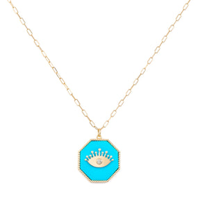 Orchid Jewelry Joyful Eye Necklace