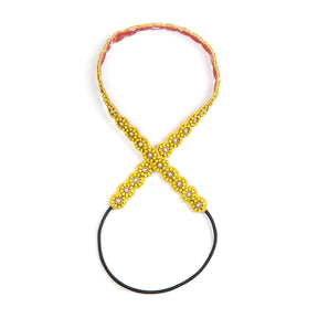 Deepa Gurnani Yellow Auli Headband