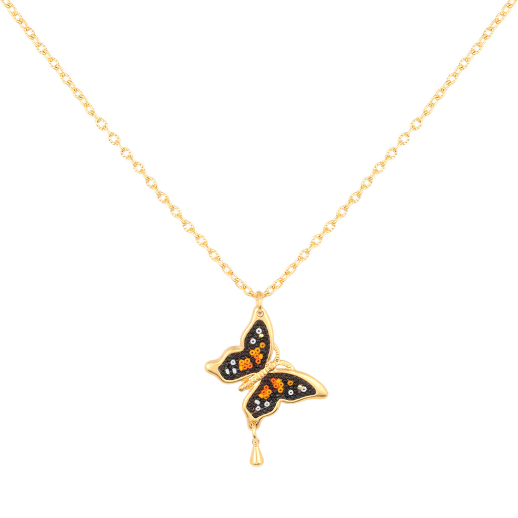 Morena Corazon Mini Butterfly Necklace | Boom & Mellow