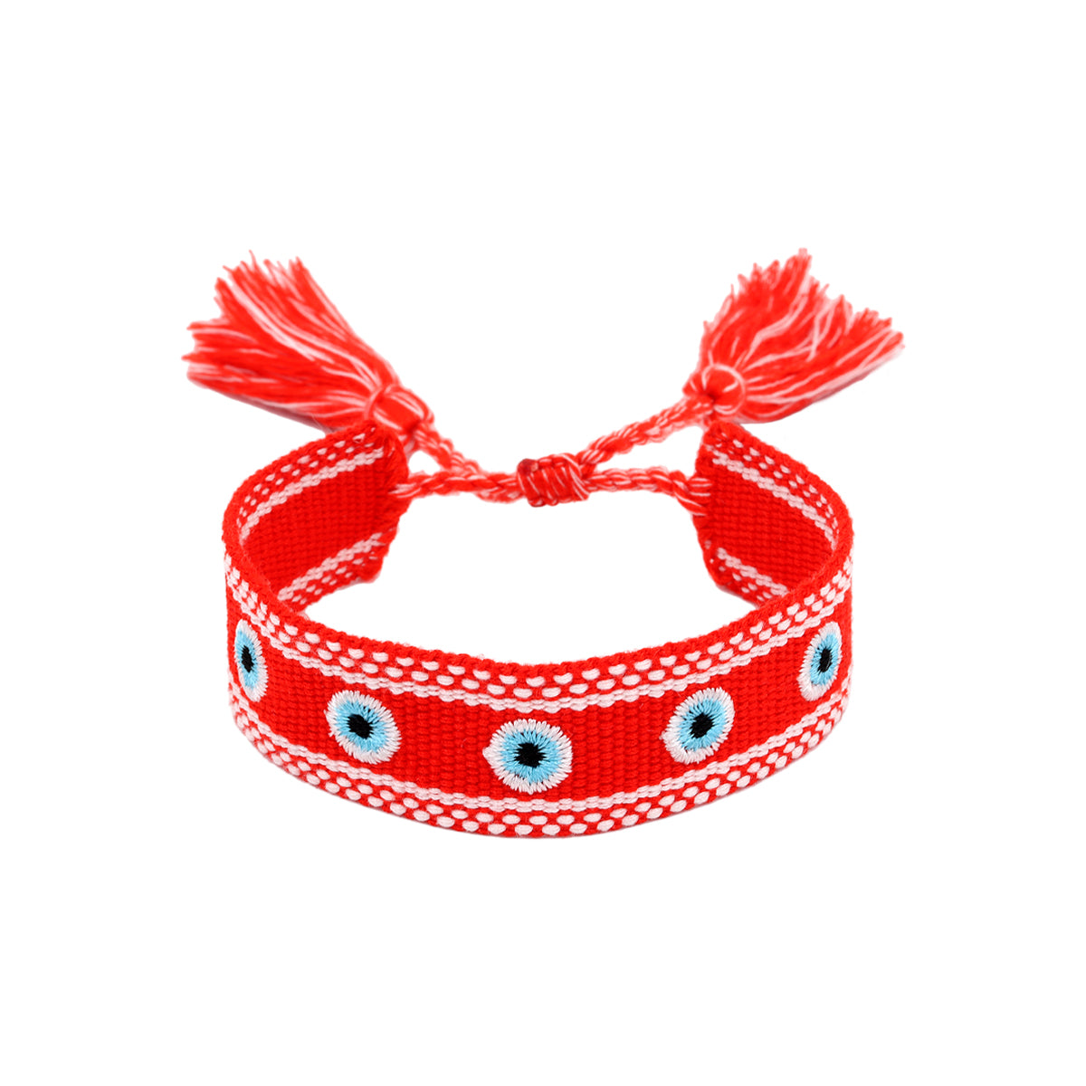 Evil Eyes Red Woven Bracelet | You & Eye | Fashion Accessories | Bracelet