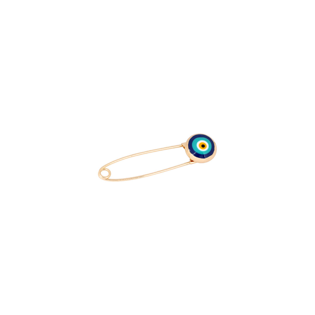 You & Eye Blue Evil Eye Long Baby Pin | Boom & Mellow