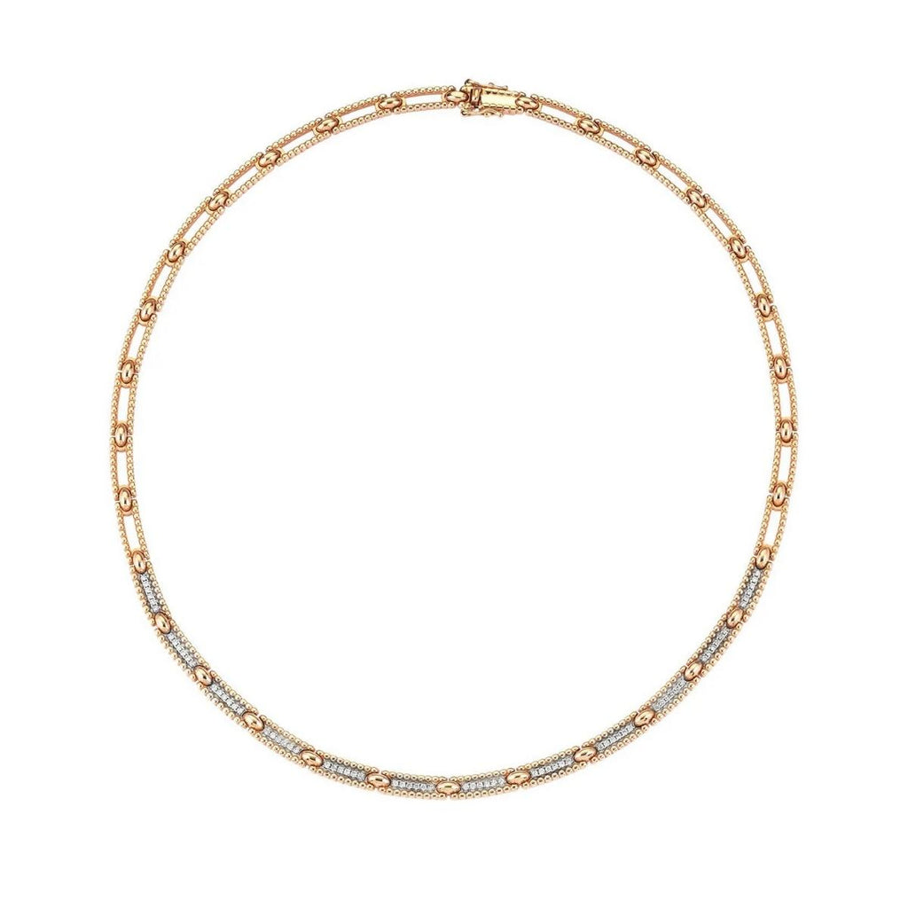 Kismet by Milka Skinny Beads Pave Choker Necklace | Boom & Mellow