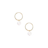 Kris Nations 18k Gold Vermeil Peace Hoop Earrings | Boom & Mellow