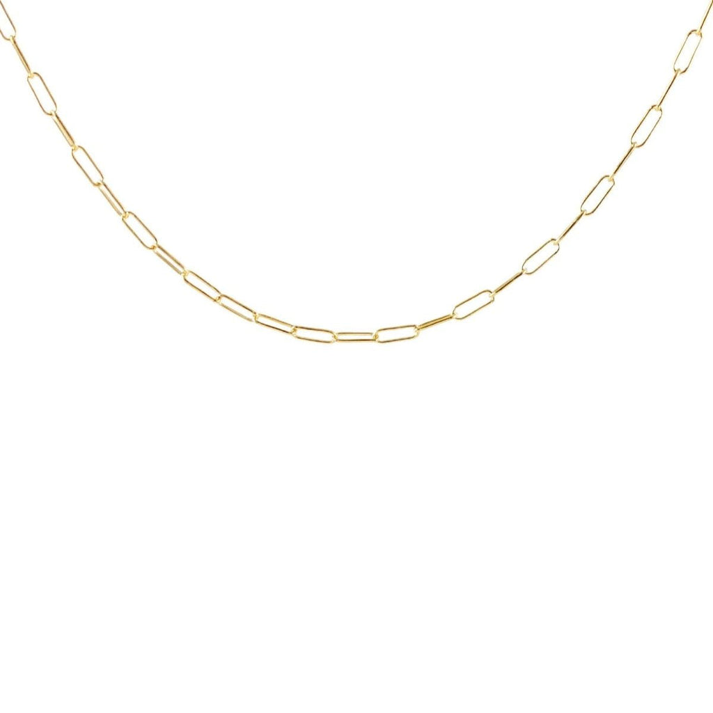Kris Nations 14k Gold Filled Thin Cable Chain Necklace | Boom & Mellow