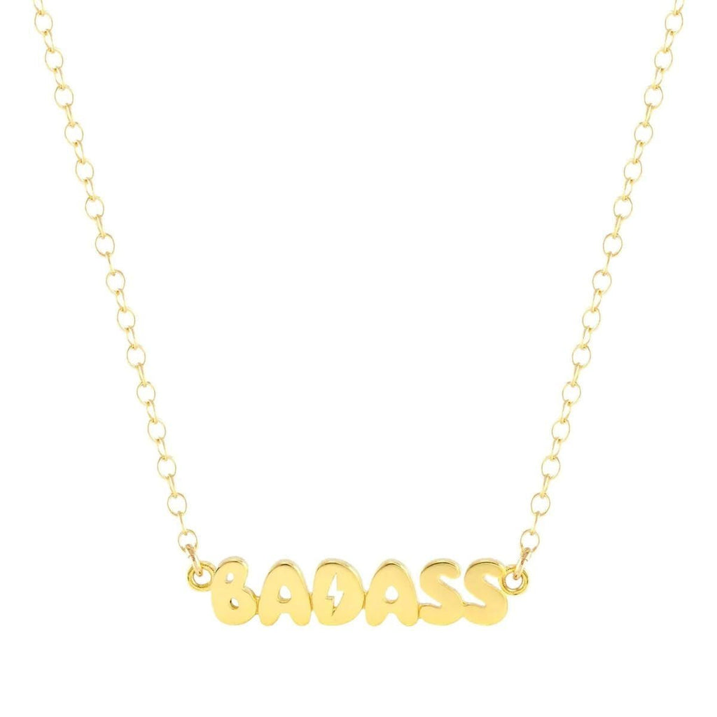 Kris Nations 18k Gold Vermeil Badass Necklace | Boom & Mellow