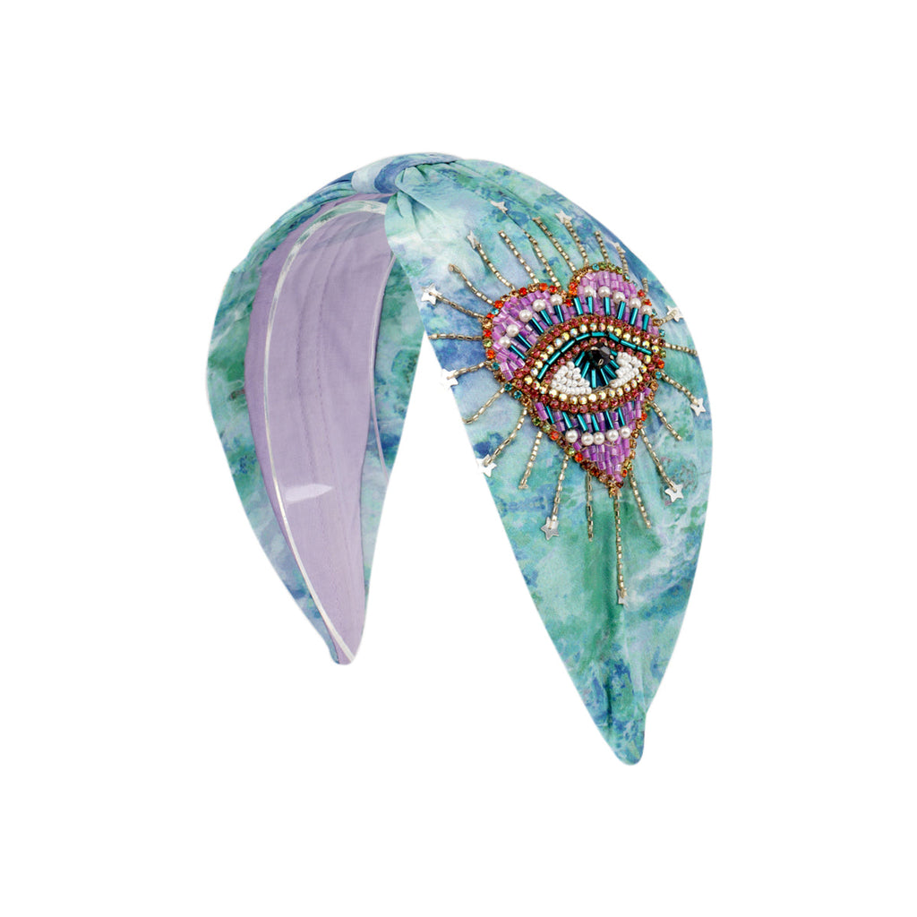 Namjosh All Seeing Eye Tie Dye Headband | Boom & Mellow