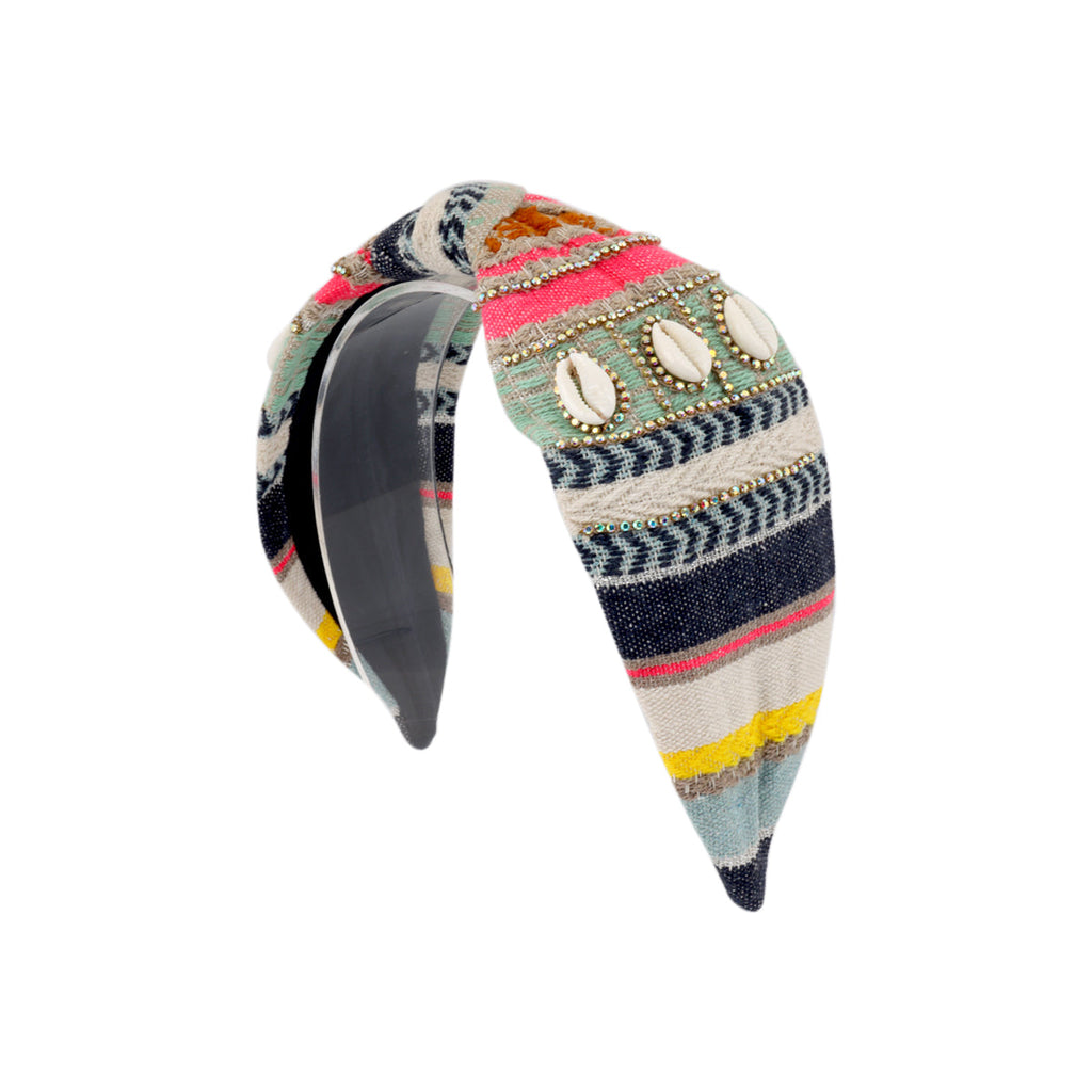 Namjosh Shells Jaqcuard Headband | Boom & Mellow