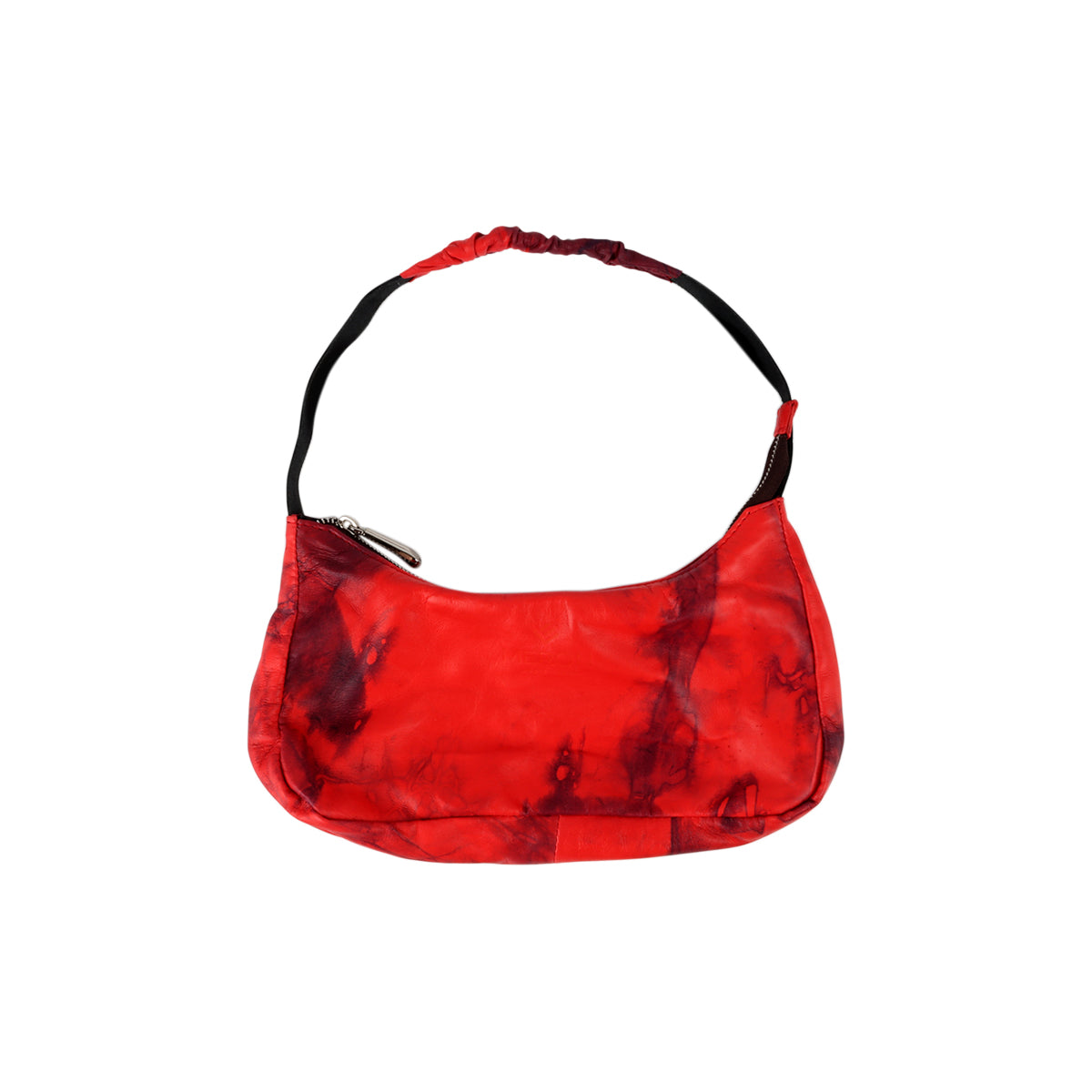 Meron Addis Ababa Red Tie Dye Small Shoulder Bag