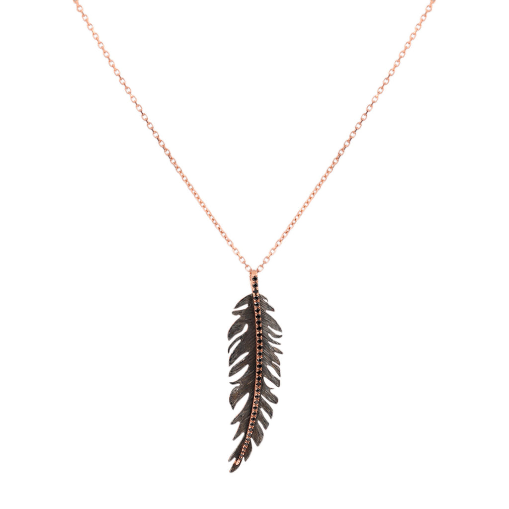 Chant Arzo Large Feather Necklace | Boom & Mellow