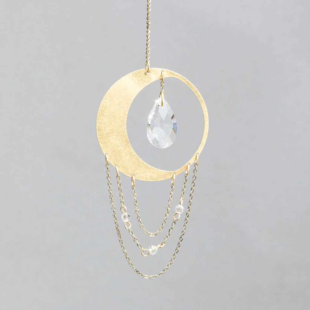 Scout Curated Wears Crescent Moon Mini Suncatcher | Boom & Mellow
