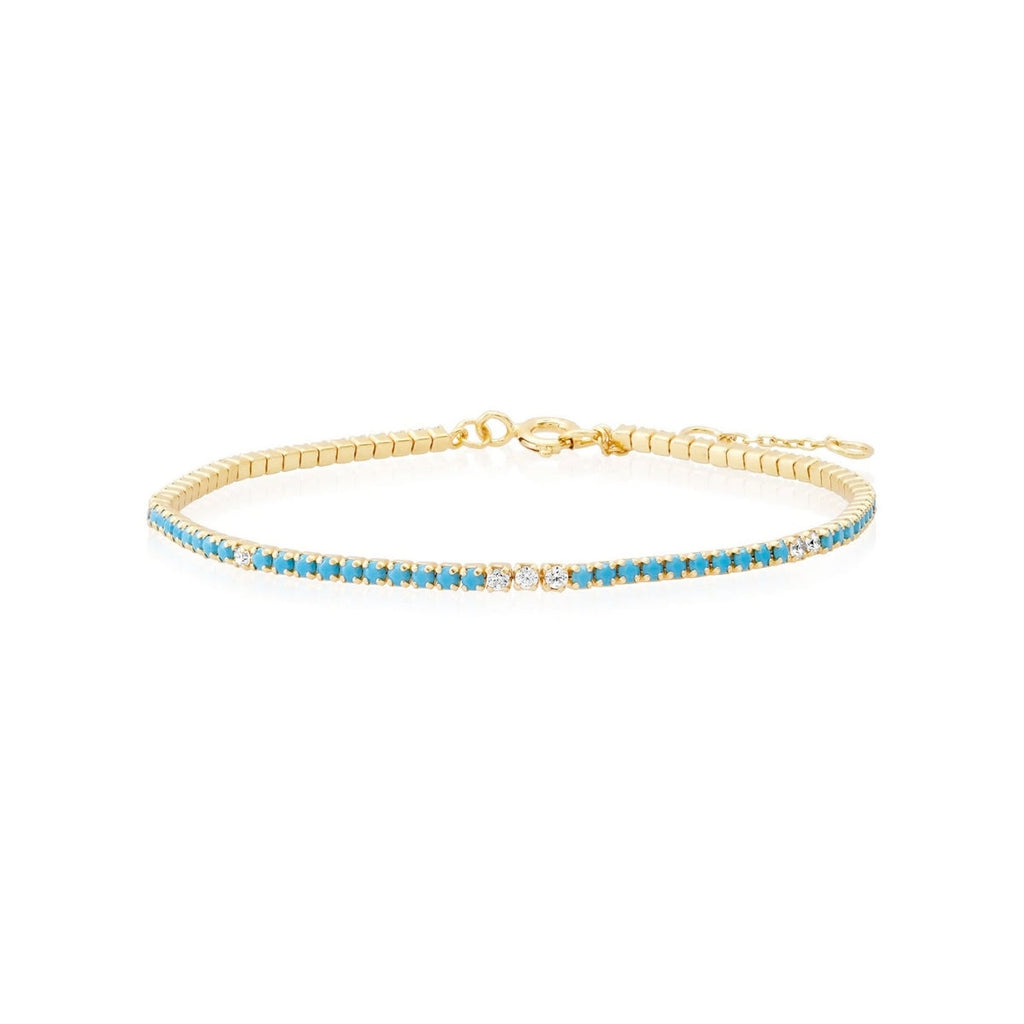 Tai Turquoise Tennis Bracelet | Boom & Mellow