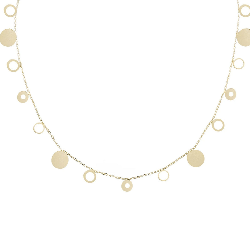 Marcia Moran Vereda Multi Circles Long Necklace | Boom & Mellow