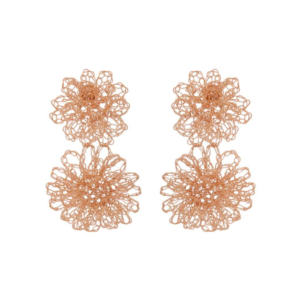 Toni Barros Crisantemo Duo Earrings | Boom & Mellow