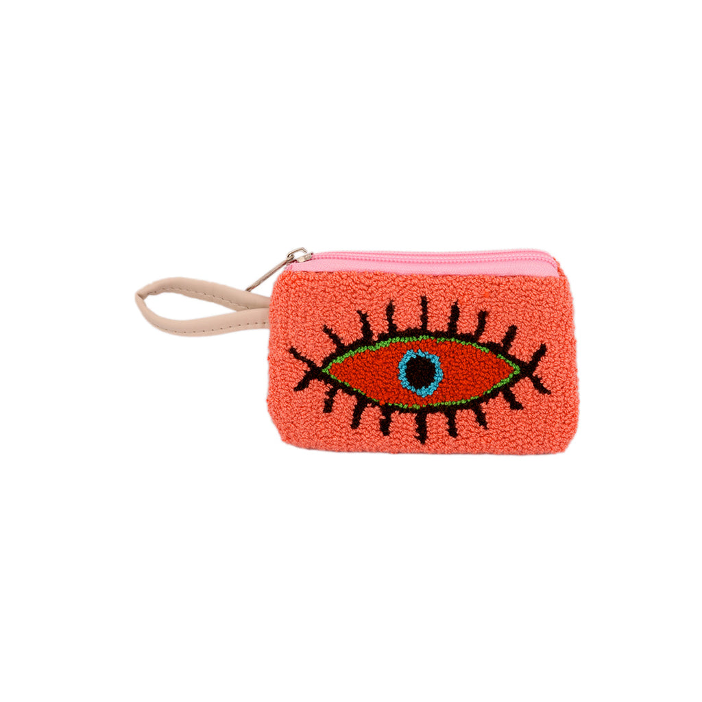 You & Eye Embroidered Coin Purse | Boom & Mellow
