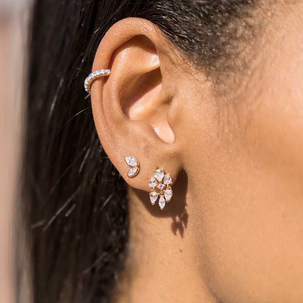 Tai Cluster Stud Dangle Earrings | Boom & Mellow