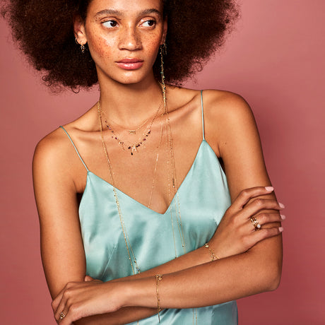 Kismet by Milka Struck Star Hoop Earring