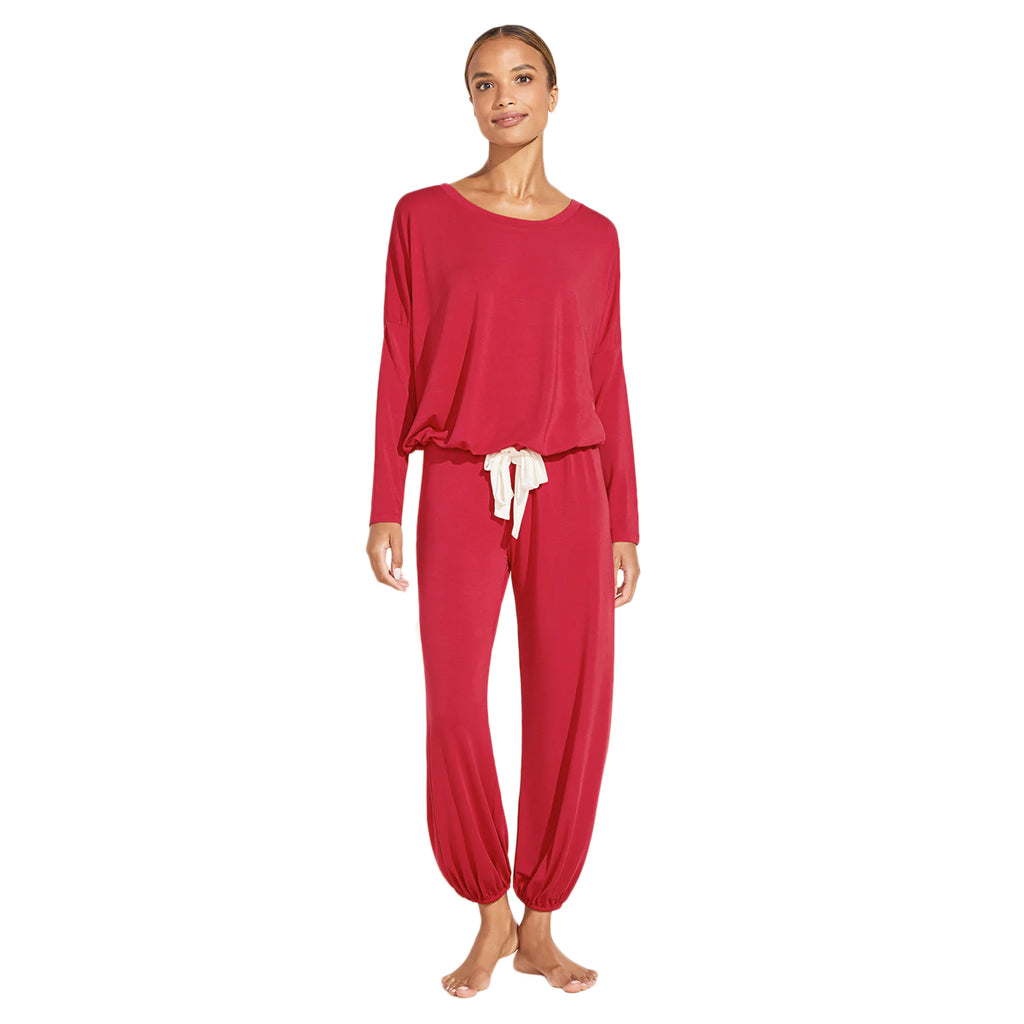 Eberjey Gisele Haute Red Slouchy Pajama Set | Boom & Mellow
