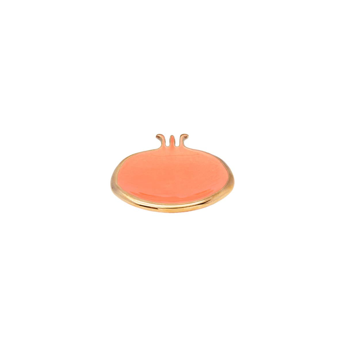 Extra small ceramic pomegranate plate