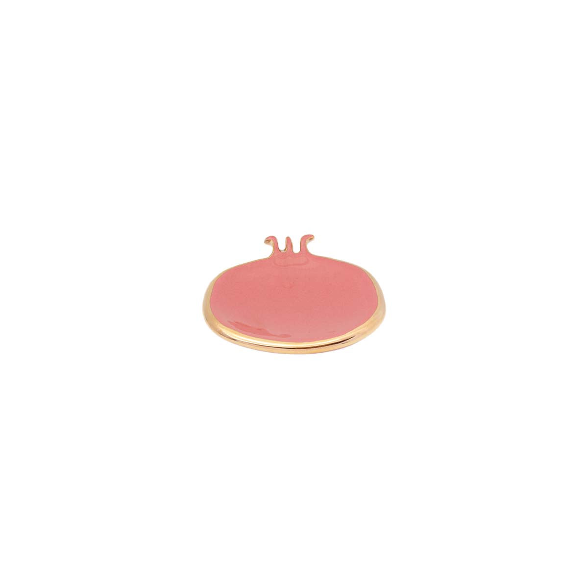 Extra small ceramic pomegranate plate